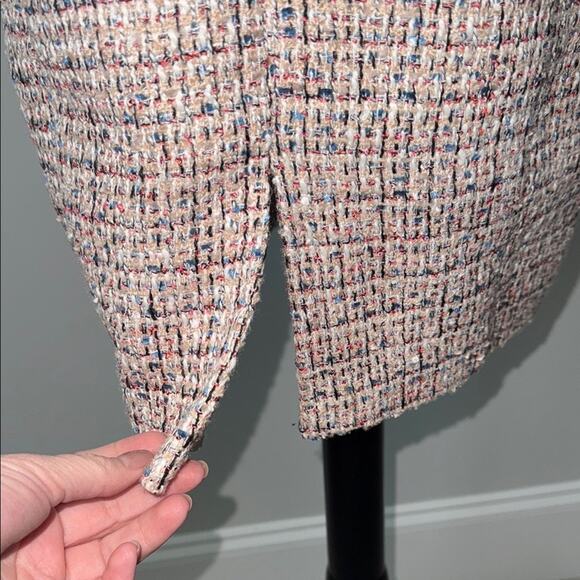 WHBM Tweed Sleeveless Sheath Dress Women’s 12 - Picture 11 of 13